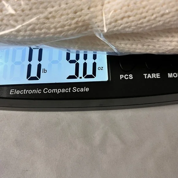 Wooden Ships Paola Buendia Peace Sign American Flag Knit Sweater White S/M 6012 - Picture 8 of 8